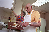 Man cooking