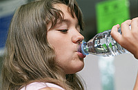 Girl drinking