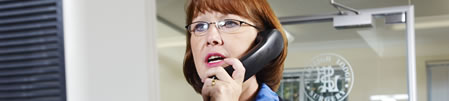 woman on telephone